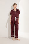 Short Sleeve+ Long Pants Pajama W/Back Title