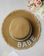 Hat Straw BRIDE/BABE