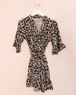 Monogram Leopard Robe