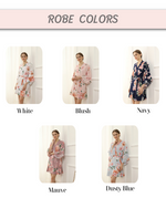 Mom & Daughter Ruffle Floral Robe