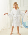 Ruffle Robe with Back Text and heart