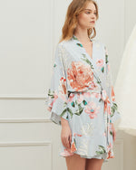 Mom & Daughter Ruffle Floral Robe