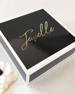 Black Personalized Gift Box