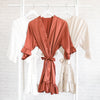Wedding Ruffled Robe- Blank