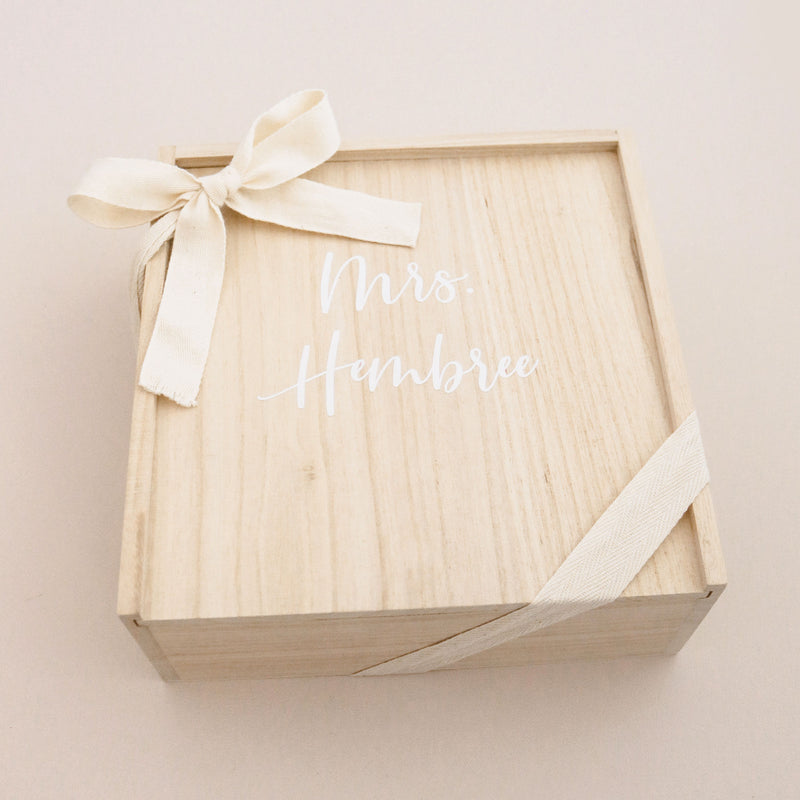 Bride Wood Box