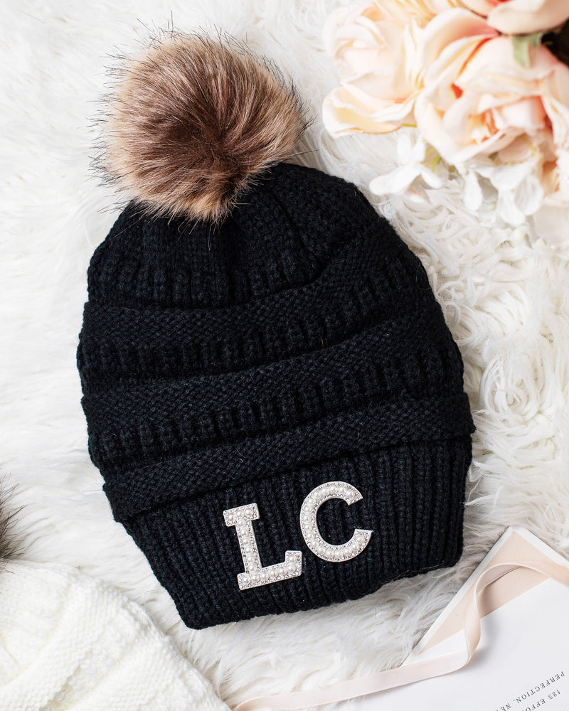 Beanie Hat with Initials