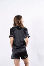 Silky Short Pajama W/Front Customization