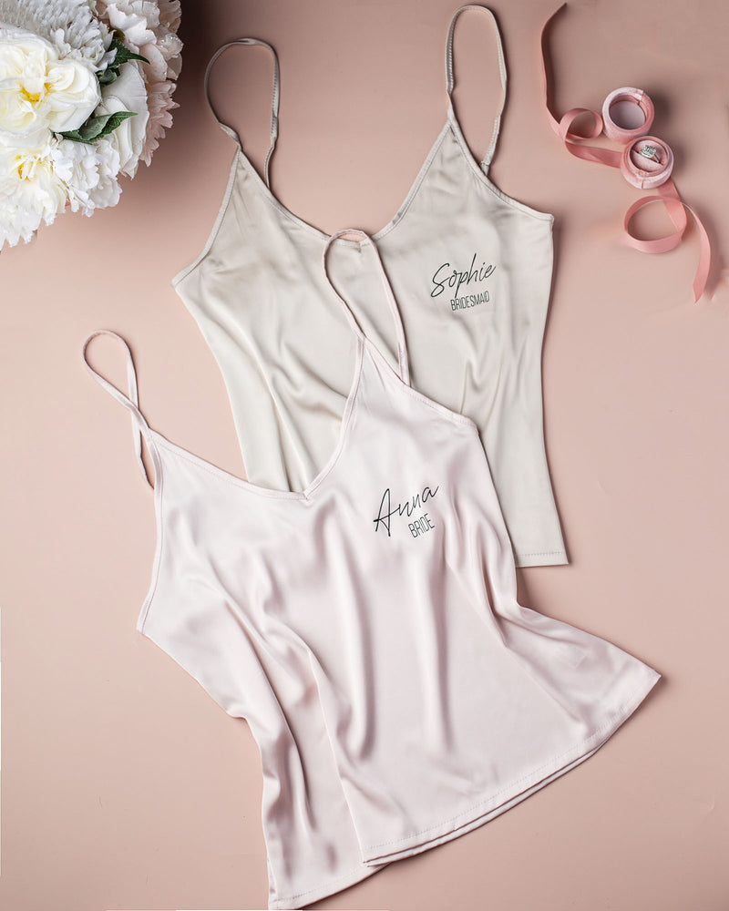 Cami Set With Name & Title