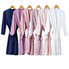 Triangle Silk Lace Robe W/Back Customization