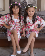 Kids Cotton Floral Robes