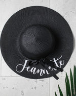 Floppy Hat With Ribbon- Add Your Text