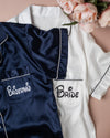 Disney Inspired Bridal Silky Short Pajama W/Front Customization