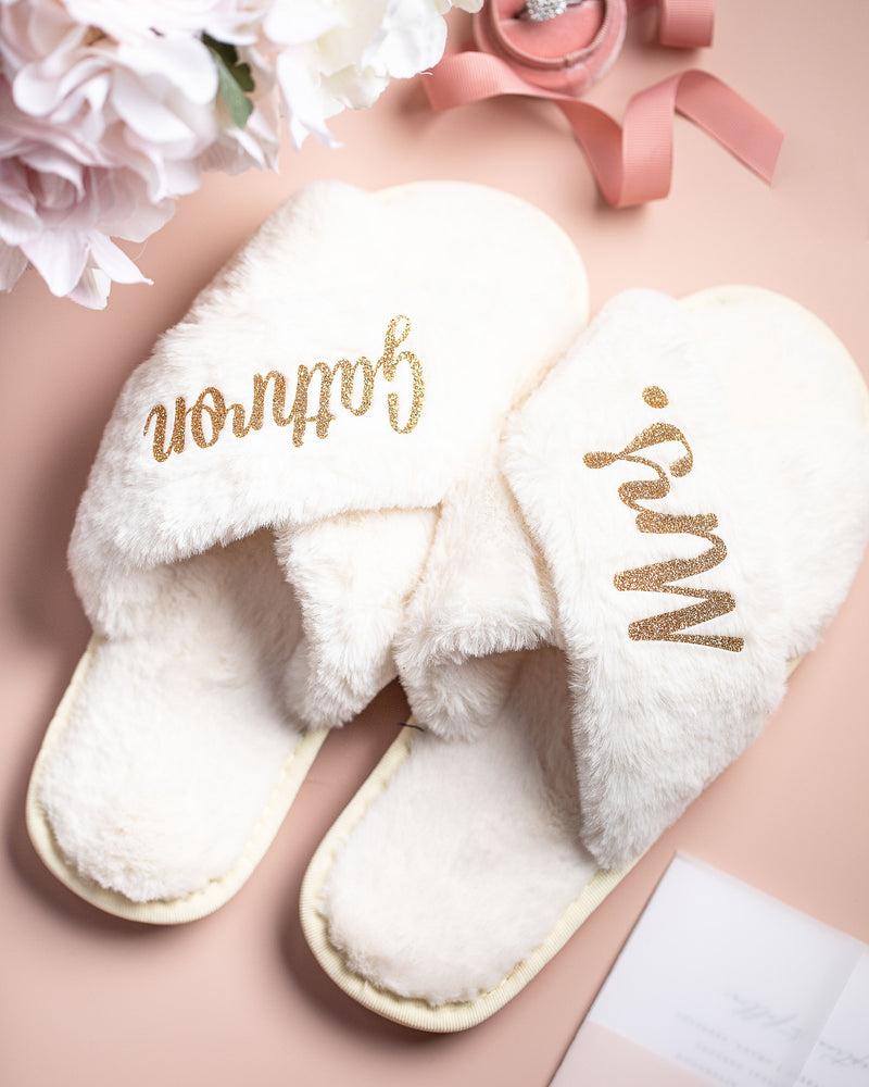 Bridal Personalized Slippers