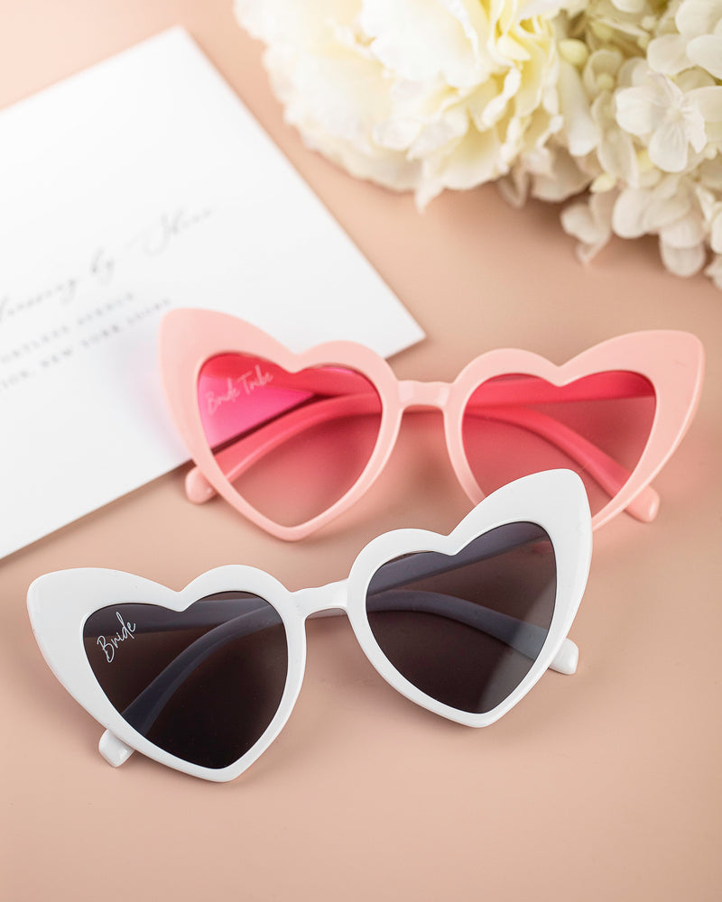Heart Sunglasses Bride  Bachelorette Party