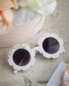 Round Kids Sunglasses With Text