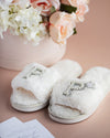 Bridal Party Slippers With Initial &  Symbol