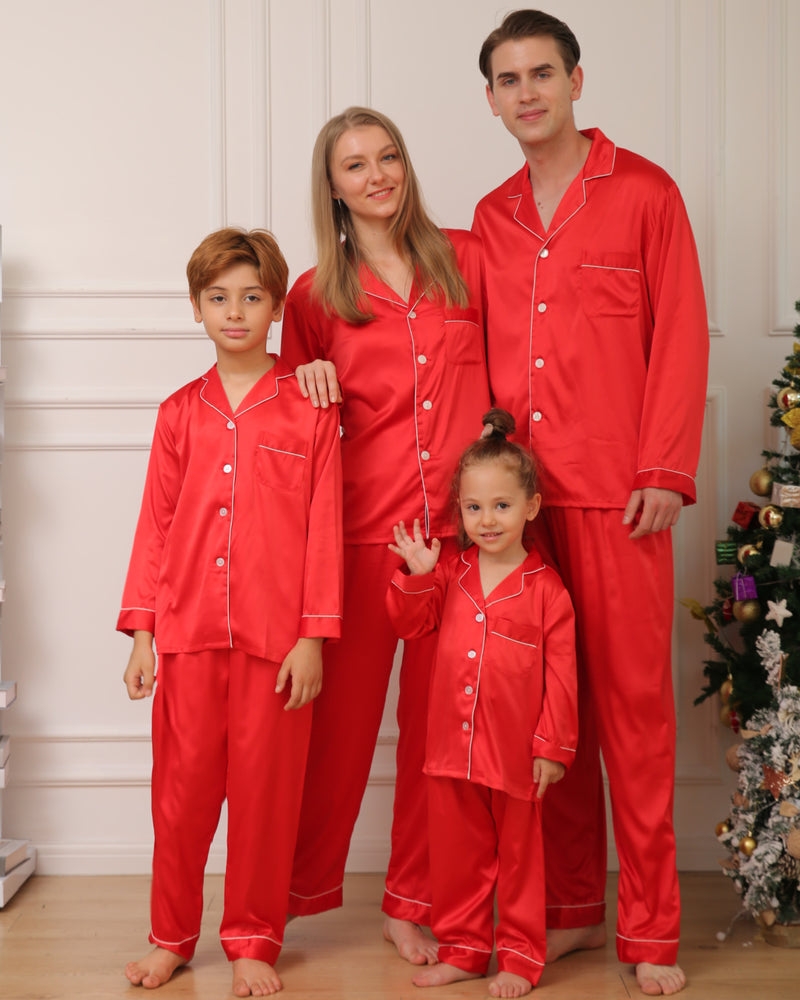 Silky Christmas Family Pajamas CHRISTMAS PAJAMAS Family Matching