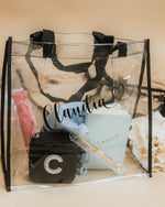 Personalized Clear Tote Bag