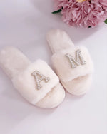 Bridal Party Slippers With Initial
