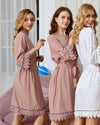 Three Layers Bridal Lace Robes