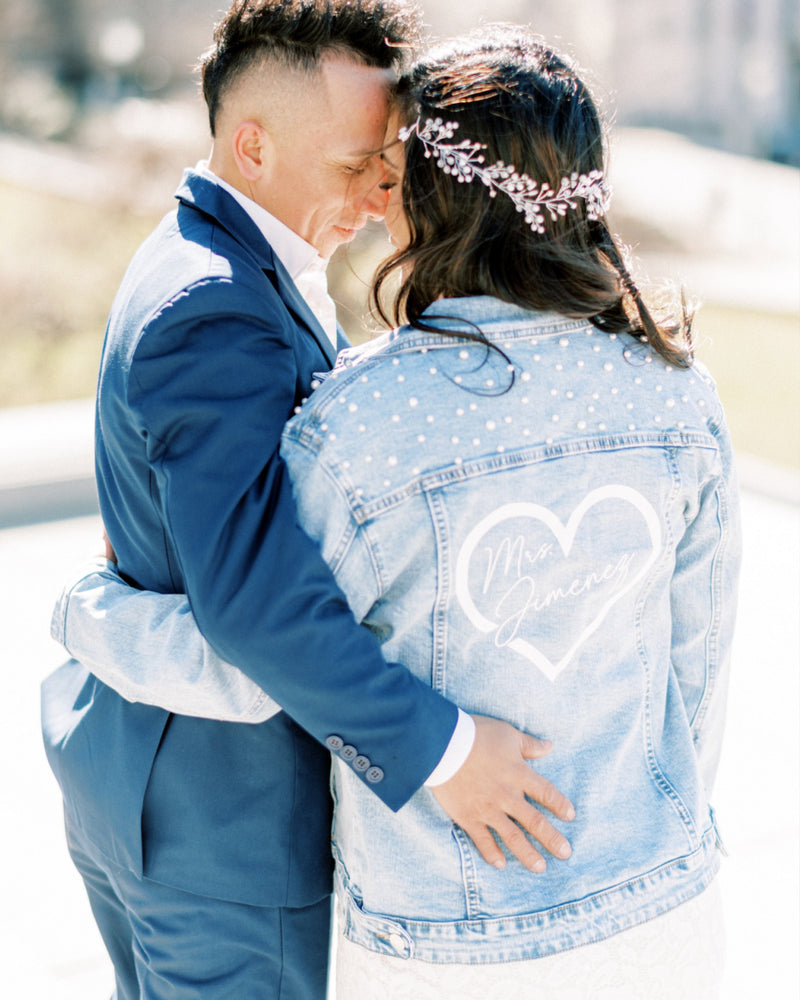Cool Couple In Jacket And Jeans, Portrait Stock Photo, Picture and Royalty  Free Image. Image 75624250.