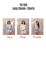 Blank-Tie Dye Long Sleeve + Short Pajama