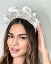 Bride Pearl Headband with Veil