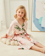 Ruffle Floral Robe