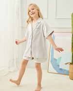 Blank Short Sleeve + Short Kids Pajama