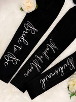 Bridal Party Leggings W/Titles