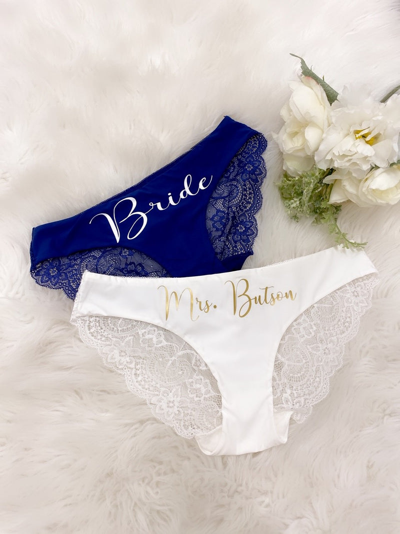 Custom Personalized Reserved for Panties Sexy Funny Submissive Collared  Bride Wedding Gift Booty Customized Womens Underwear -  Canada